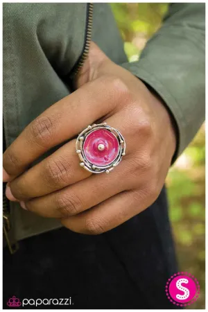 Paparazzi Ring ~ The Eye of the Storm - Pink