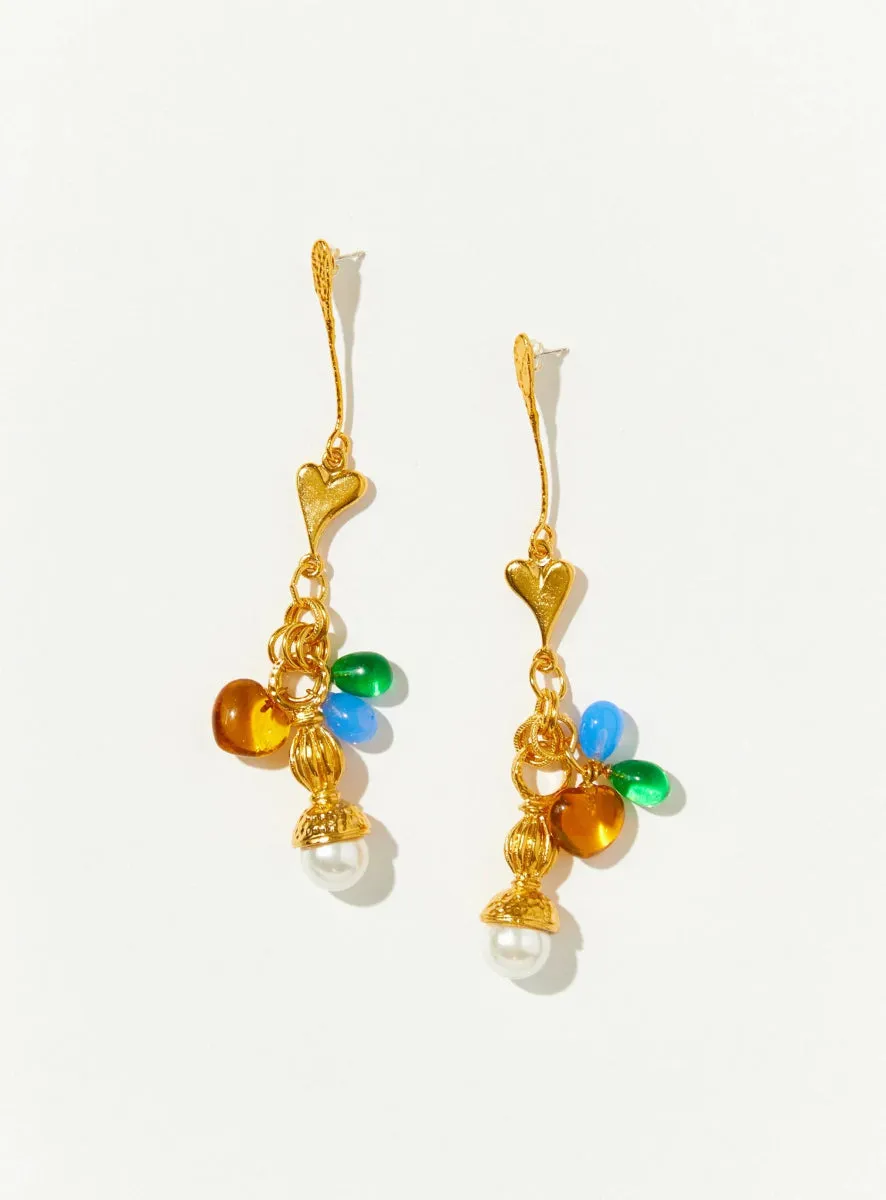 Par Ici Fête Earrings - Gold or Rhodium (Online Exclusive)