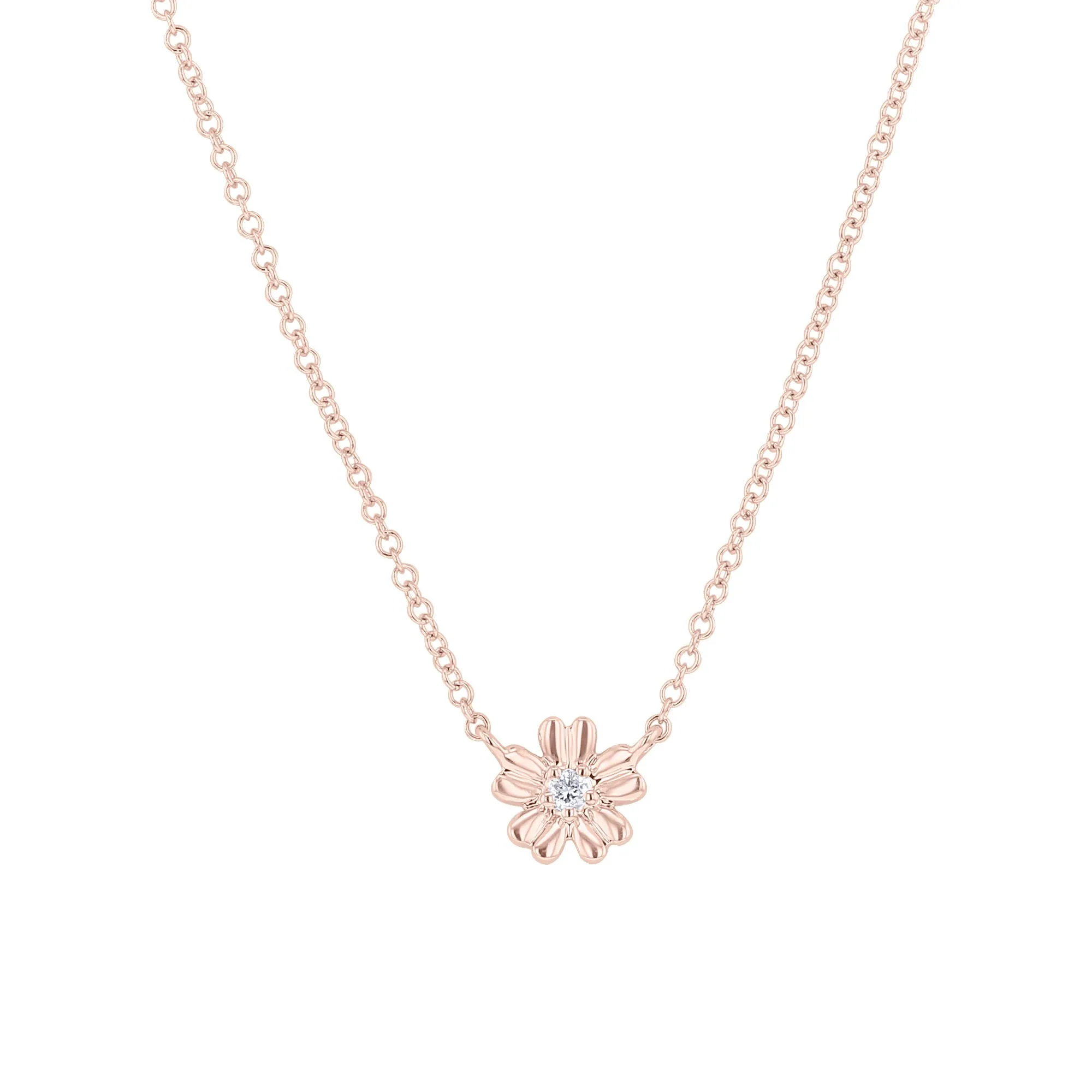 Petite Blossom Diamond Necklace