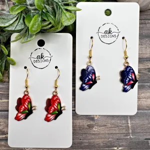 Petite Butterfly Animal Earrings