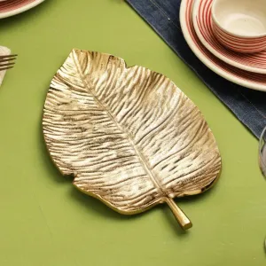 Popular Leaf Trinket Tray Platter