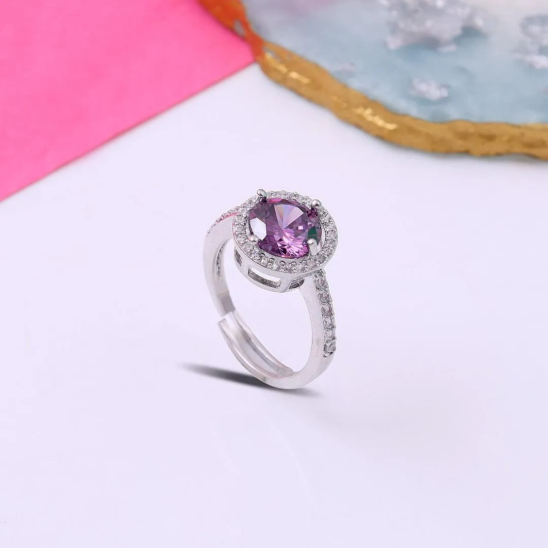 Purple Gemstone Ring