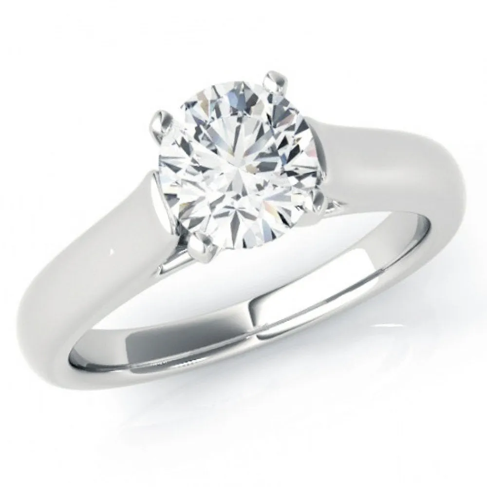 "CANADIAN ROCKS" DIAMOND SOLITAIRE RING