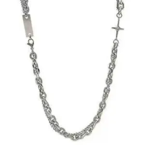 "Cross Titanium Steel Double" Necklaces