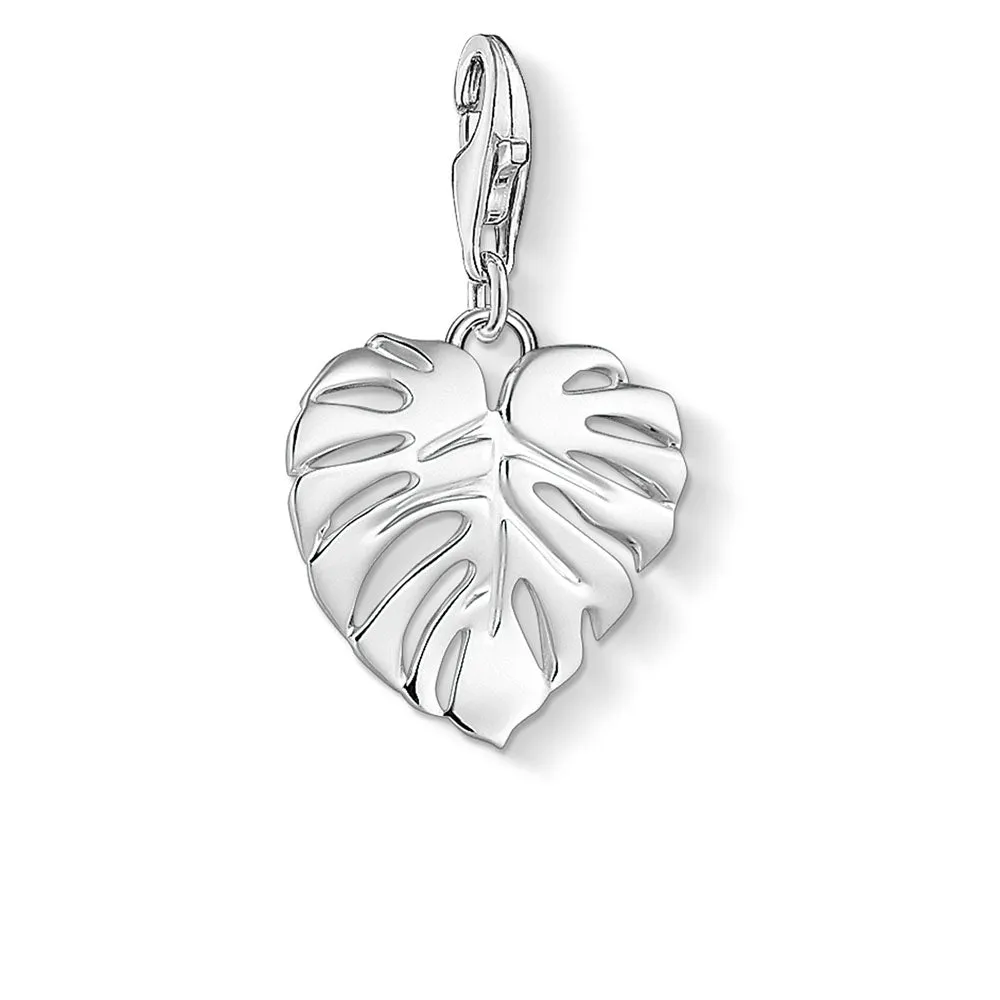 Sterling Silver Thomas Sabo Charm CLub Palm Leaf