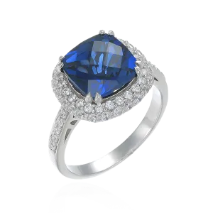 Sumptuous Blue Sapphire Ring