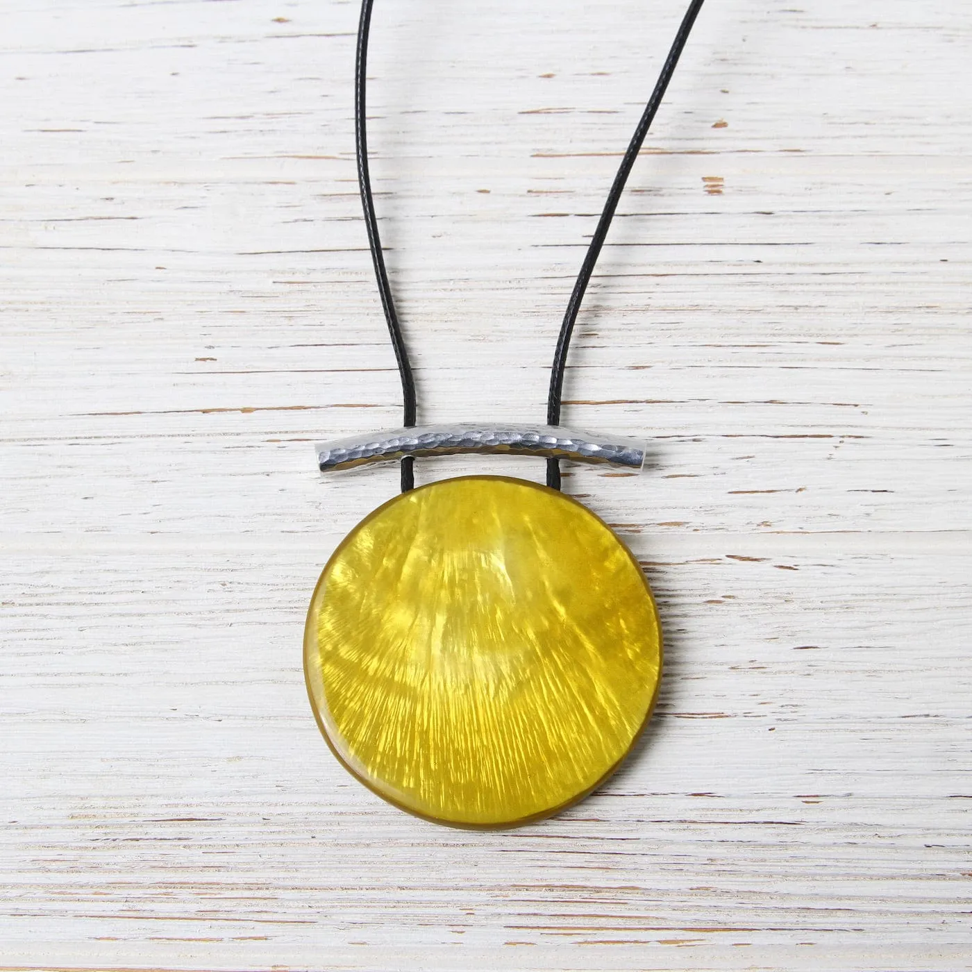 Sunglow Sliding Resin Necklace