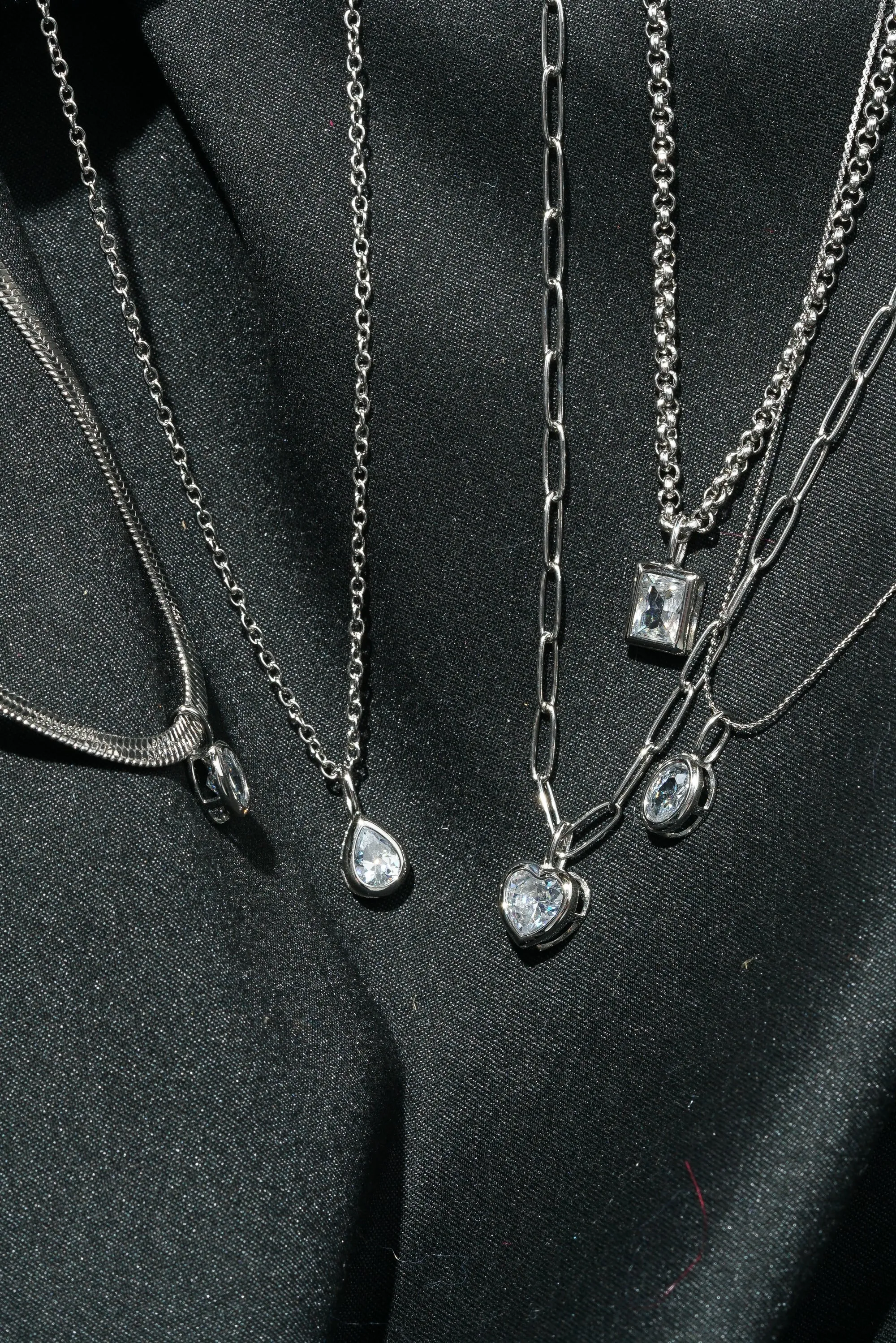 Teardrop Bezel Pendant - (Single)