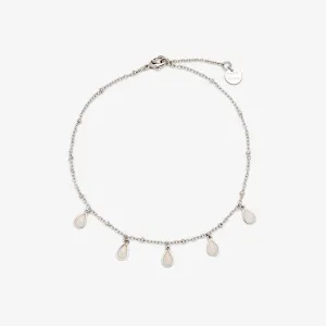 Teardrop Charm Anklet