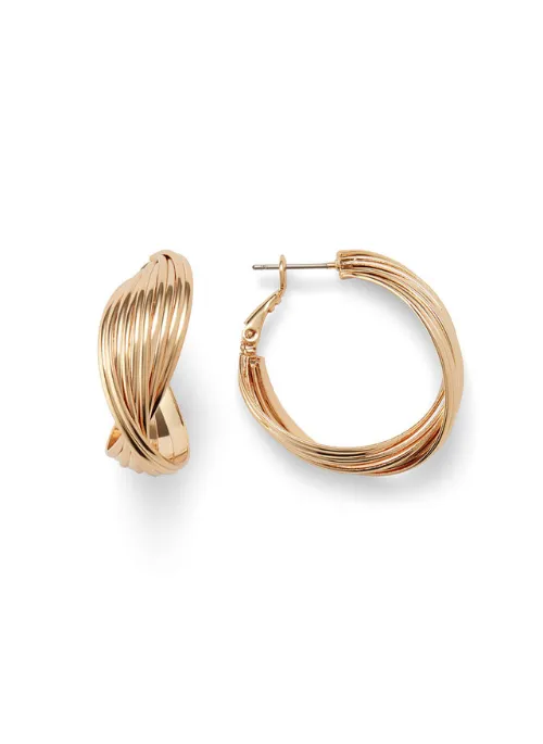 Terra Hoops in Gold