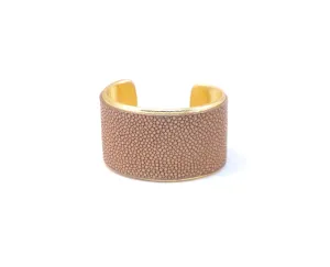 Toffee & Gold Chunk Cuff