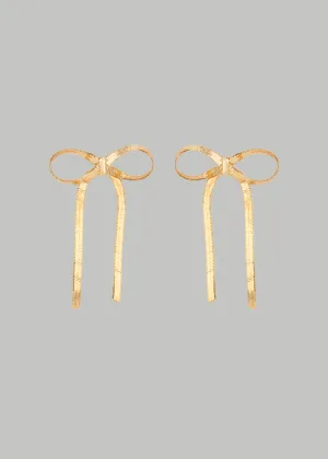 Valerie Chain Bow Earrings