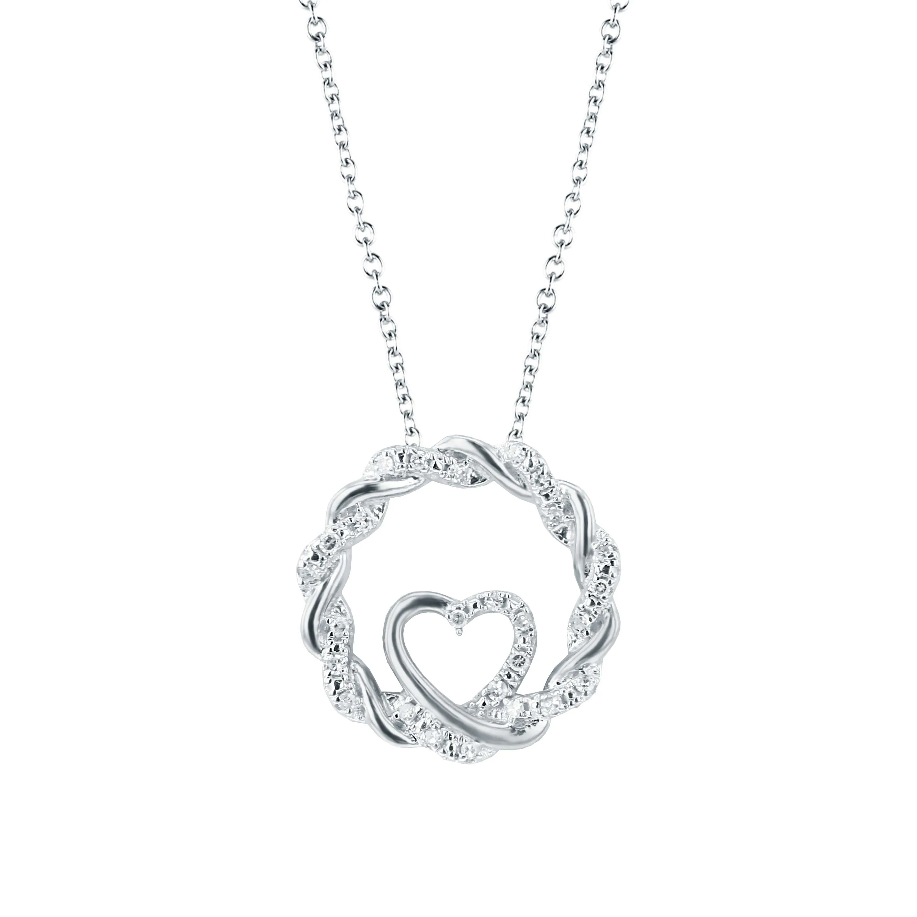 Wrapped Up In Love Diamond Necklace