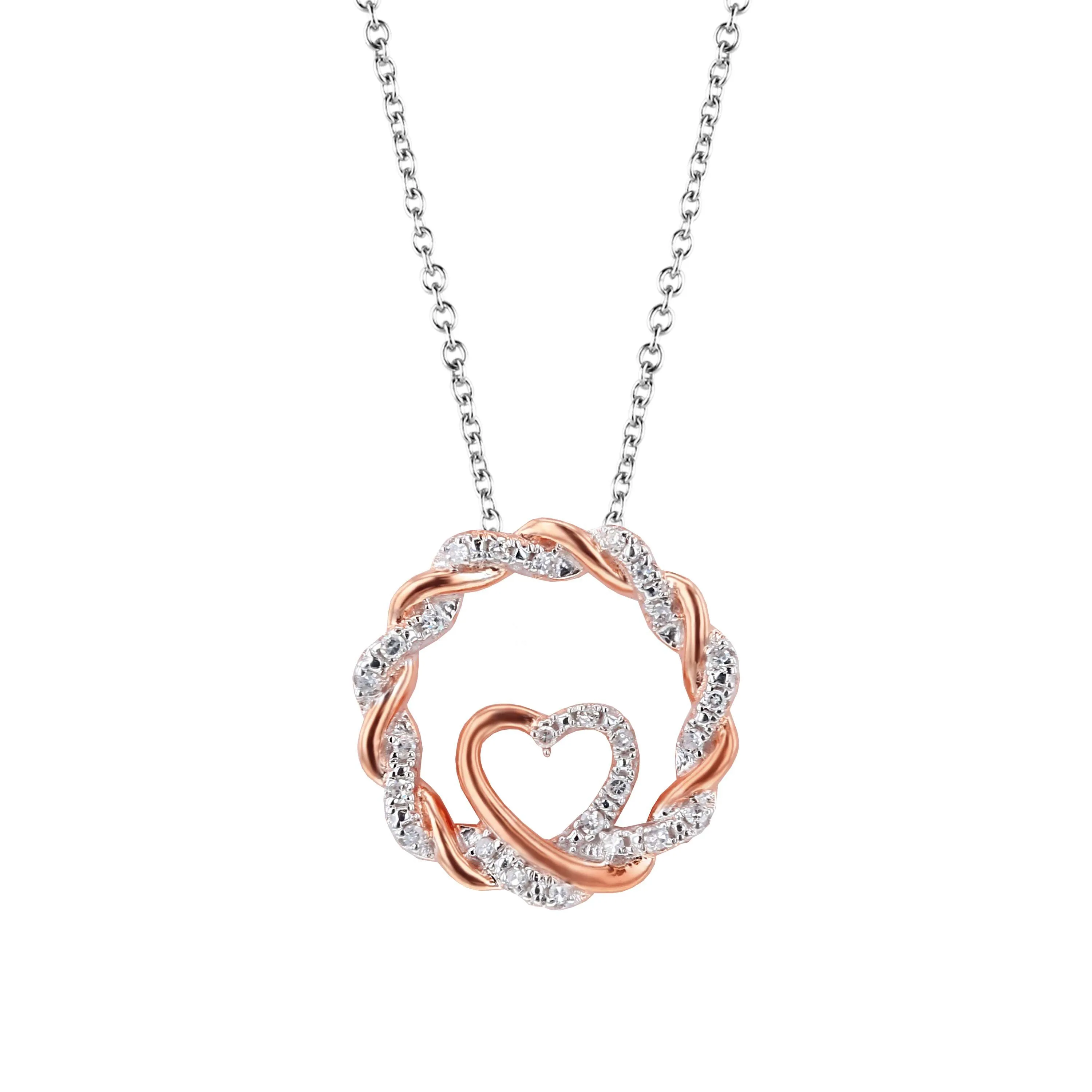 Wrapped Up In Love Diamond Necklace